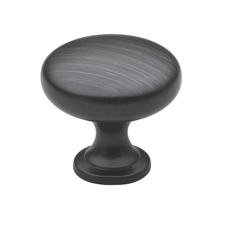 Gliderite Hardware 1-1/8 in. Oil Rubbed Bronze Classic Round Cabinet Knob, 25PK 5411-ORB-25